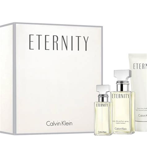 calvin klein eternity for women gift set.